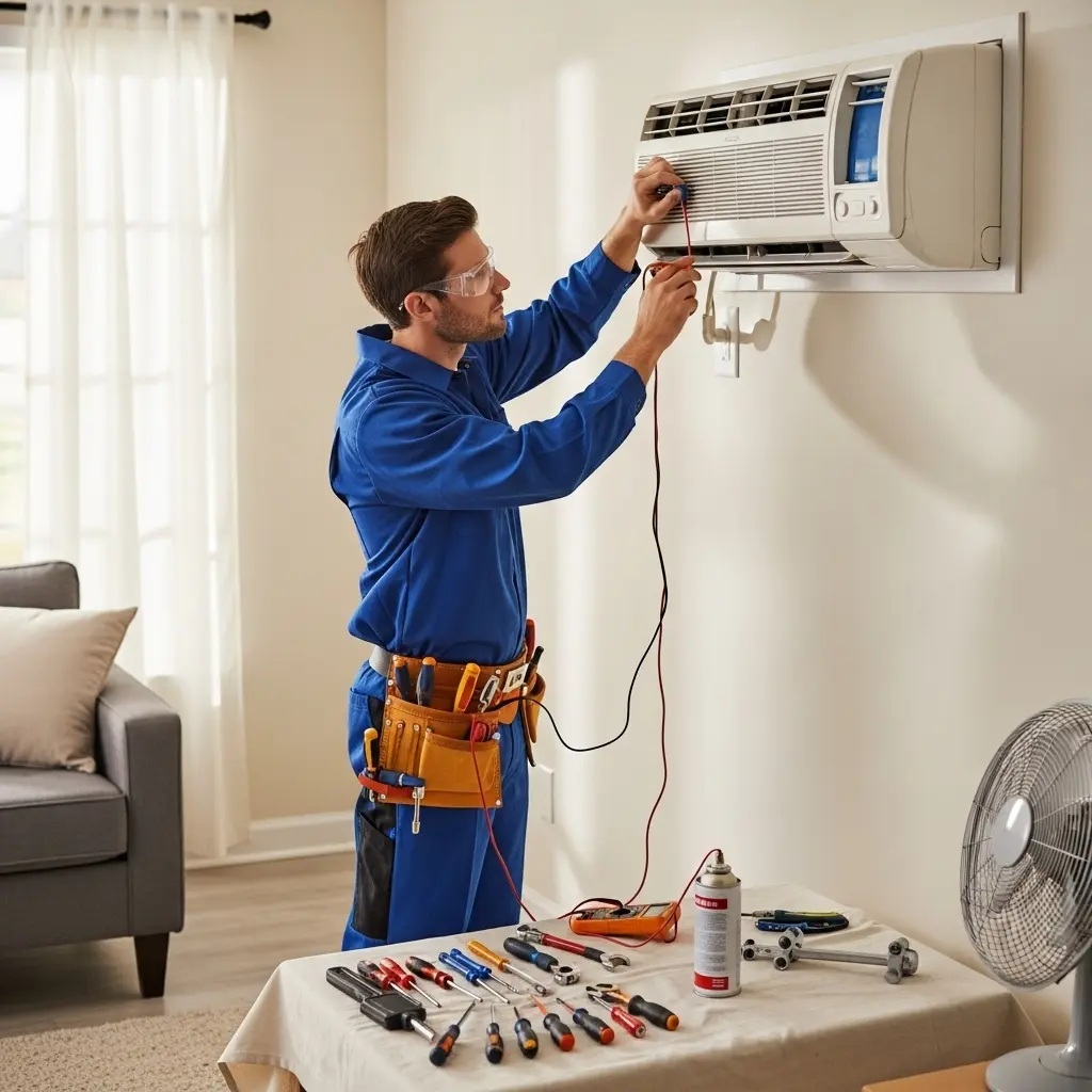 Şereflikoçhisar Midea Midea klima gaz dolumu ve bakım – Enerji verimliliği artırıldı. - Teknik servis örneği